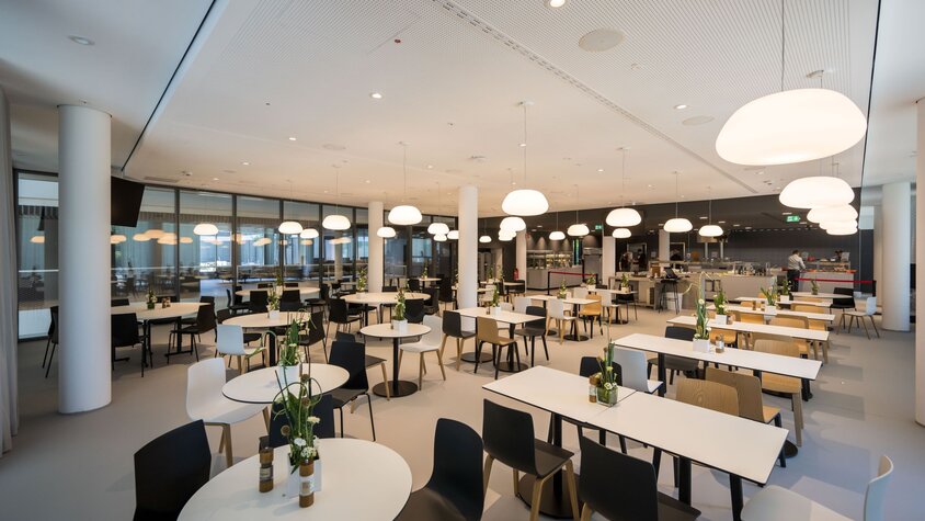 Betriebsrestaurant auf dem DFB-Campus | © 2022 Getty Images