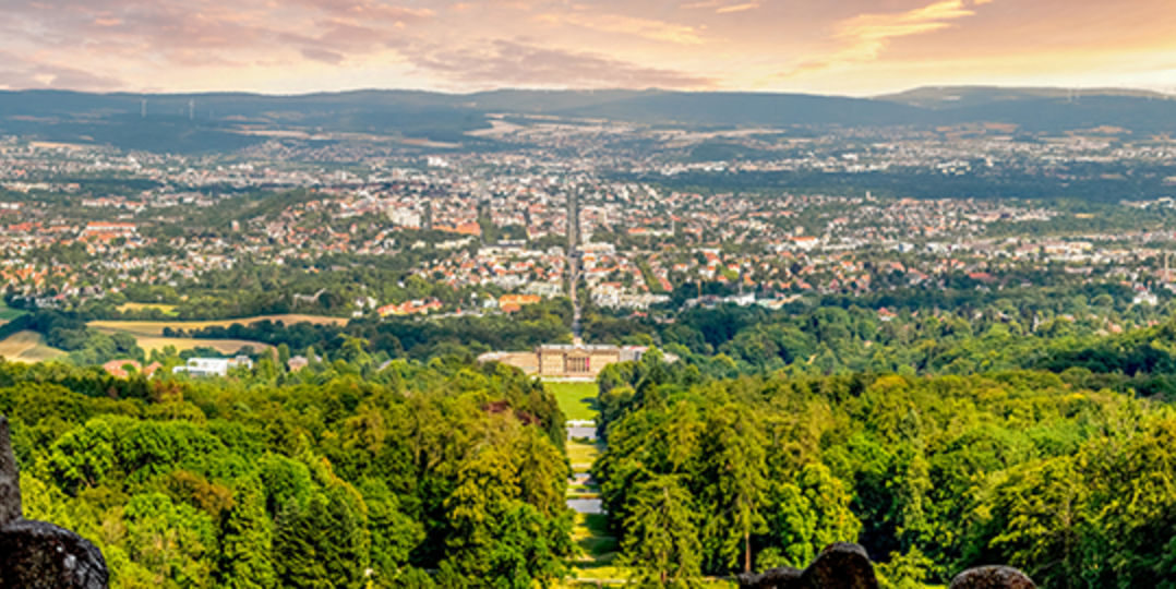 Kassel aus der Luft fotografiert