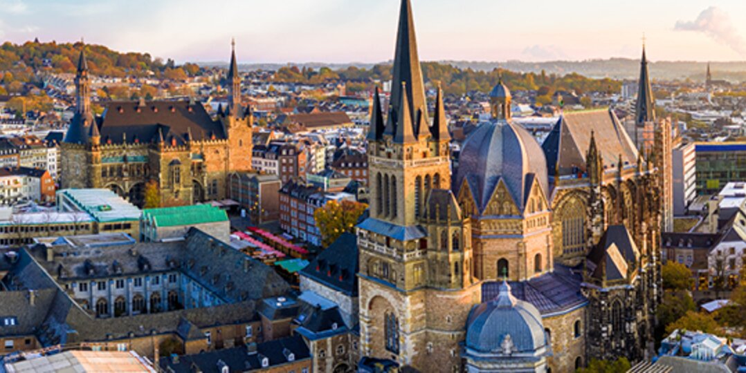 Aachen aus der Vogelperspektive