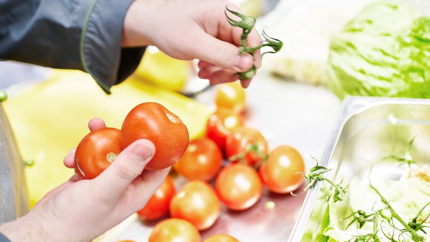 Tomaten im Detail