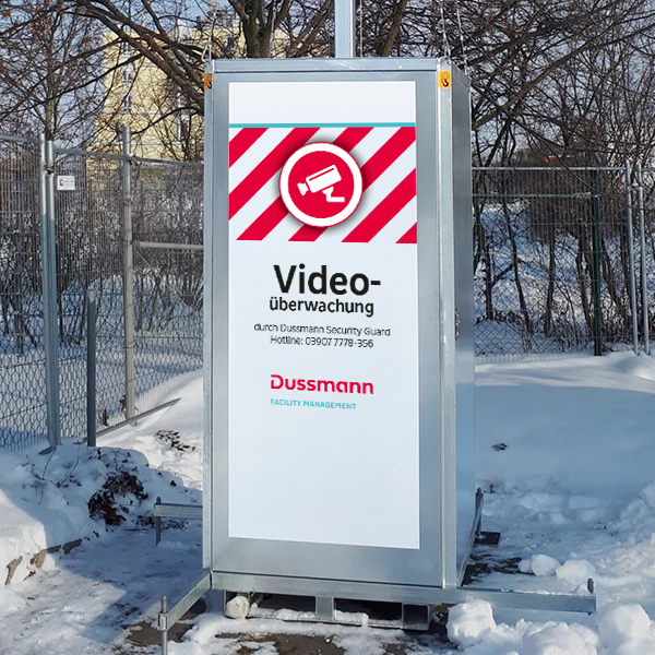 Videoüberwachungstower von Dussmann