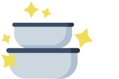 Icon Schale mit Sternen