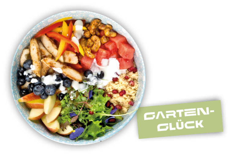 Bowl mit Gemüse und Obst