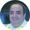 Ein Porträt von Umut Yasar vom Sicherheitsdienst Dussmann Facility Management